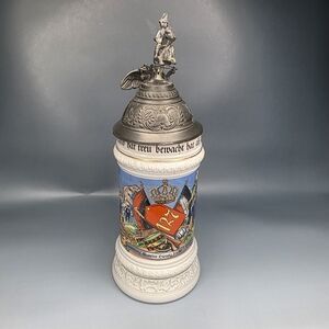 VINTAGE GERMAN MILITARY BEER STEIN BY SIMON GERZ
